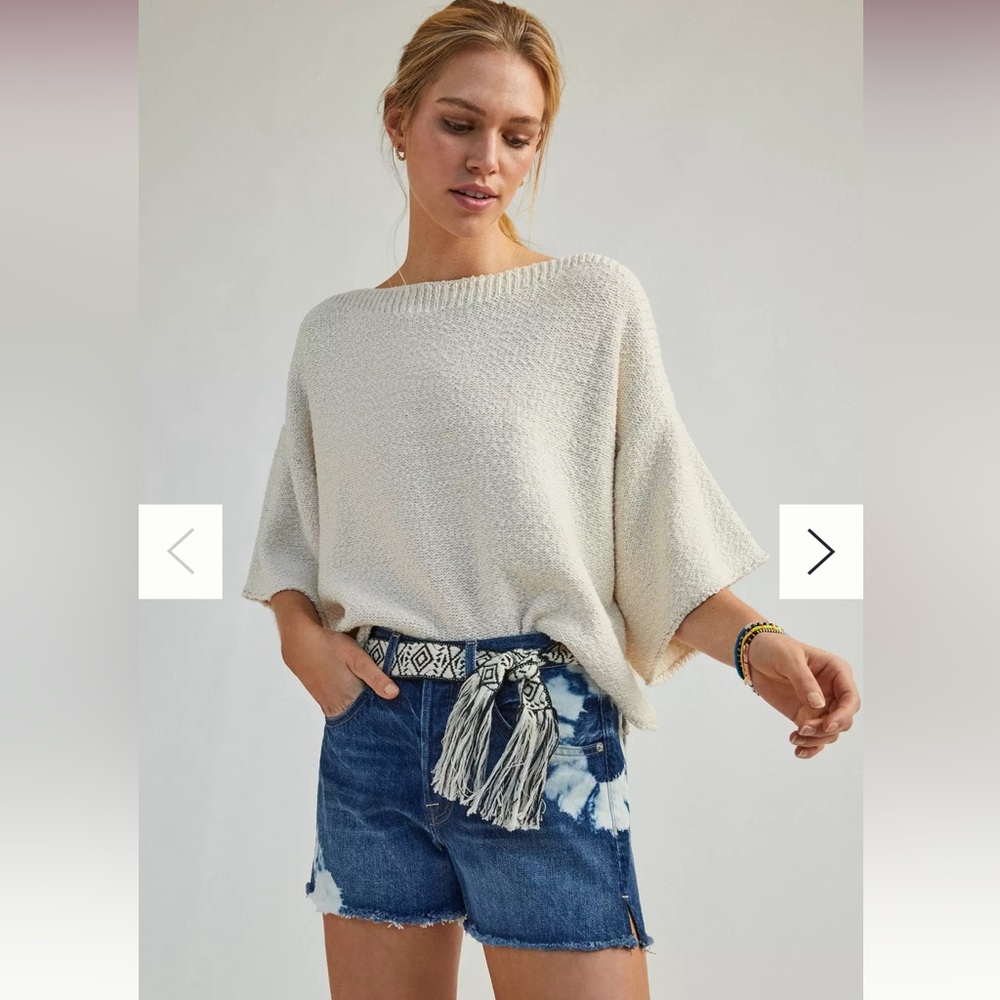 Anthropologie Edwin Cai Highrise denim shorts - Picture 2 of 10
